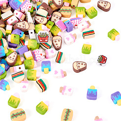 80G Handmade Polymer Clay Beads&nbsp;CLAY-TA0001-63