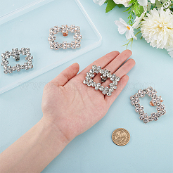 2 Styles Alloy Rhinestone Shoe Decorations&nbsp;FIND-GO0002-24