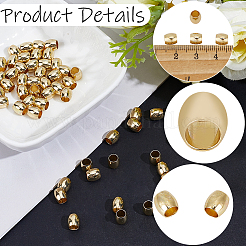 60Pcs 202 Stainless Steel European Beads&nbsp;STAS-BBC0009-80G