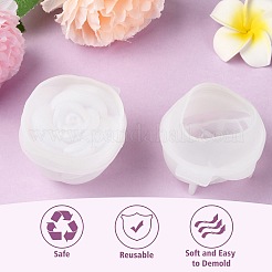 1 Set 2Pcs 3D Rose Silicone Candle Molds&nbsp;ST-CJ0007-66