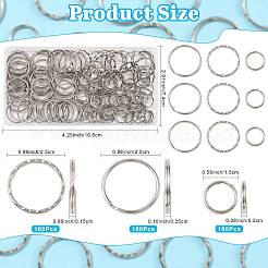 100Pcs Iron Split Key Rings&nbsp;IFIN-FS0001-65A