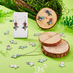 60Pcs Alloy Enamel Pendants&nbsp;ENAM-TA0003-75P
