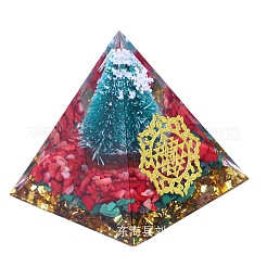 Christmas Tree Orgonite Pyramid Glass Energy Generators&nbsp;PW-WG5824E-01