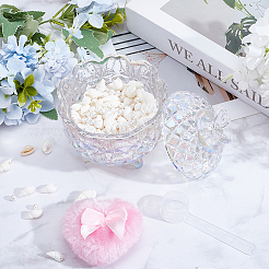 2Pcs Glass Candy Jar with Lid&nbsp;AJEW-DR0002-50