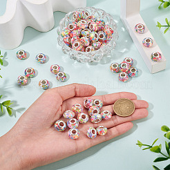 100Pcs Resin and Plastic Sequins European Beads&nbsp;RPDL-TA0001-09
