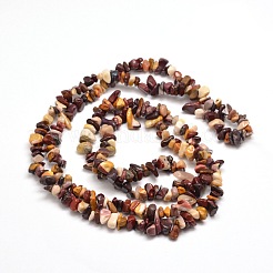 Natural Mookaite Chip Bead Strands&nbsp;G-M205-39