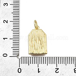 Brass Micro Pave Cubic Zirconia Pendants&nbsp;KK-S523-04G