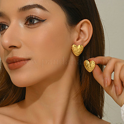 304 Stainless Steel Stud Earrings for Women&nbsp;WGCD99F-01