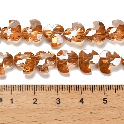 Electroplate Glass Beads Strands&nbsp;EGLA-P066-03A-PL01