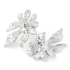 304 Stainless Steel Flower Stud Earrings for Women&nbsp;EJEW-U023-08P