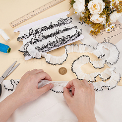 5M Polyester Pleated Lace Ribbon&nbsp;OCOR-MA0001-12A