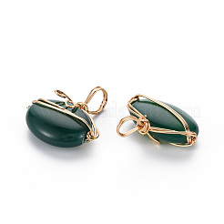 Natural Agate Pendants&nbsp;G-S359-293E