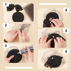 2M Deco Mesh Ribbons&nbsp;SRIB-WH0011-177B
