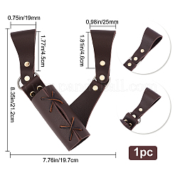 PU Leather Left Sword Blade Cover&nbsp;AJEW-WH0291-22A