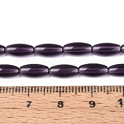 Transparent Glass Beads Strands&nbsp;GLAA-T028-15T-01