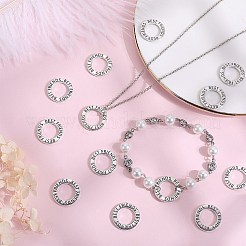 20Pcs Tibetan Style Alloy Linking Rings&nbsp;TIBE-SC0001-96