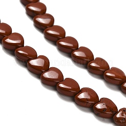 Natural Red Jasper Beads Strands&nbsp;G-P575-C02-6mm