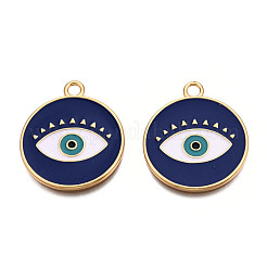 Rack Plating Alloy Enamel Pendants&nbsp;PALLOY-N172-060C