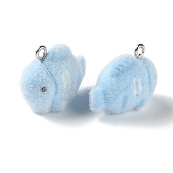 Ocean Theme Flocking Opaque Resin Pendants&nbsp;RE-CBA4F9B-07A