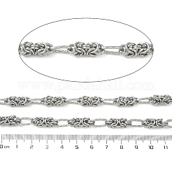 304 Stainless Steel Knot Link Chains&nbsp;CHS-G050-10P