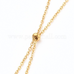 304 Stainless Steel Cable Chain Necklace Making&nbsp;AJEW-JB00778-02