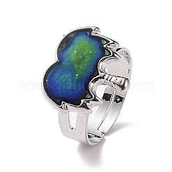 100Pcs Adjustable Mood Ring&nbsp;RJEW-B029-05