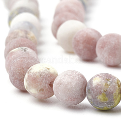 Natural Marble and Sesame Jasper/Kiwi Jasper Beads Strands&nbsp;G-T106-288