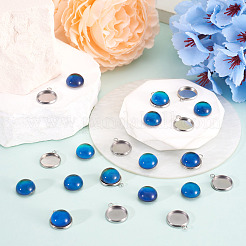 20Pcs 304 Stainless Steel Cabochon Connector Settings&nbsp;DIY-TA0015-44C