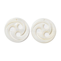Natural Freshwater Shell Pendants&nbsp;BSHE-P033-10
