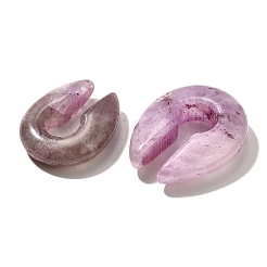 Natural Amethyst Ear Plugs Gauges&nbsp;G-I359-13B-01