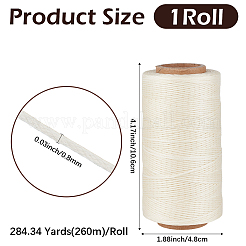 1 Roll Flat Waxed Cotton Cord&nbsp;OCOR-CL0001-13B
