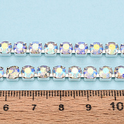 Brass Rhinestone Strass Chains&nbsp;CHC-T001-SS24-02S