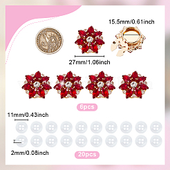 Alloy Cufflinks & 4-Hole Plastic Buttons&nbsp;HJEW-NB00250