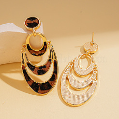Multi-layer Alloy Stud Dangle Earrings&nbsp;WG8FF9C-02