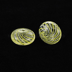Transparent Handmade Blown Glass Globe Beads&nbsp;GLAA-T012-18