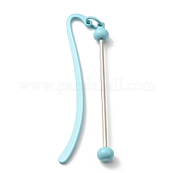 Iron & Alloy Bookmarks with Beadable Bar Pendant&nbsp;LS-AJEW-G055-02A