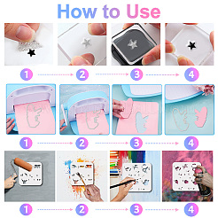 Restroom Theme DIY Scrapbooking Tool Sets&nbsp;DIY-GL0003-219