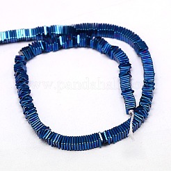 Electroplate Non-magnetic Synthetic Hematite Heishi Beads Strands&nbsp;G-J171A-2x2mm-07