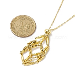 3Pcs 3 Styles 304 Stainless Steel Macrame Pouch Necklace Makings&nbsp;NJEW-JN04902-01
