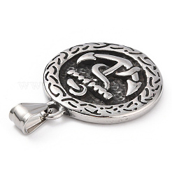 304 Stainless Steel Pendants&nbsp;STAS-A083-03AS