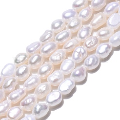 Natural Cultured Freshwater Pearl Beads Strands&nbsp;X-PEAR-N014-04E