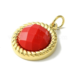 Ion Plating(IP) Real 14K Gold Plated 304 Stainless Steel with Glass Pendant&nbsp;FIND-Z028-32G