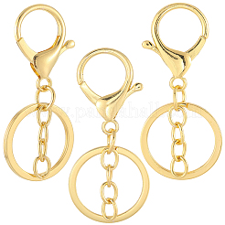 24Pcs Alloy Keychain Clasps&nbsp;KEYC-SC0001-82G