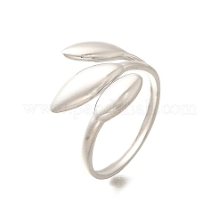 304 Stainless Steel Open Cuff Rings for Unisex&nbsp;RJEW-R010-07S