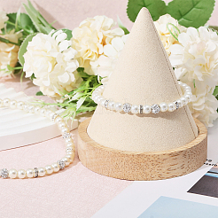 2Pcs 2 Style Glass Pearl Beaded Bracelets & Kid Bracelets&nbsp;SJEW-FH00001
