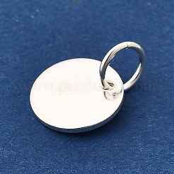 S925 Sterling Silver Blank Charms&nbsp;LS-STER-Q006-06C-S