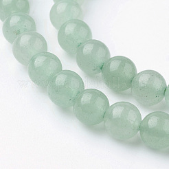 Natural Green Aventurine Bead Strands&nbsp;G-G735-63-8mm
