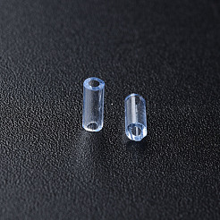 Transparent Glass Bugle Beads&nbsp;SEED-N005-001-C08