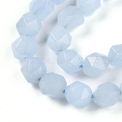 Dyed Natural White Jade Beads Strands&nbsp;G-T139-8mm-46H