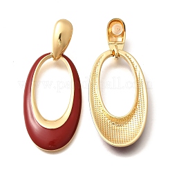 Brass Dangle Stud Earrings&nbsp;LS-EJEW-Q013-04G